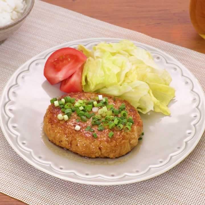 食感もポイント！切り干し大根の鶏バーグ