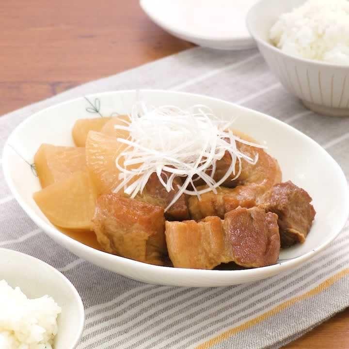 3合炊き炊飯器で！豚肉のポン酢角煮