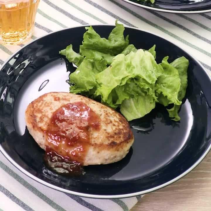 酸味が食べやすい♪梅ソースアジバーグ